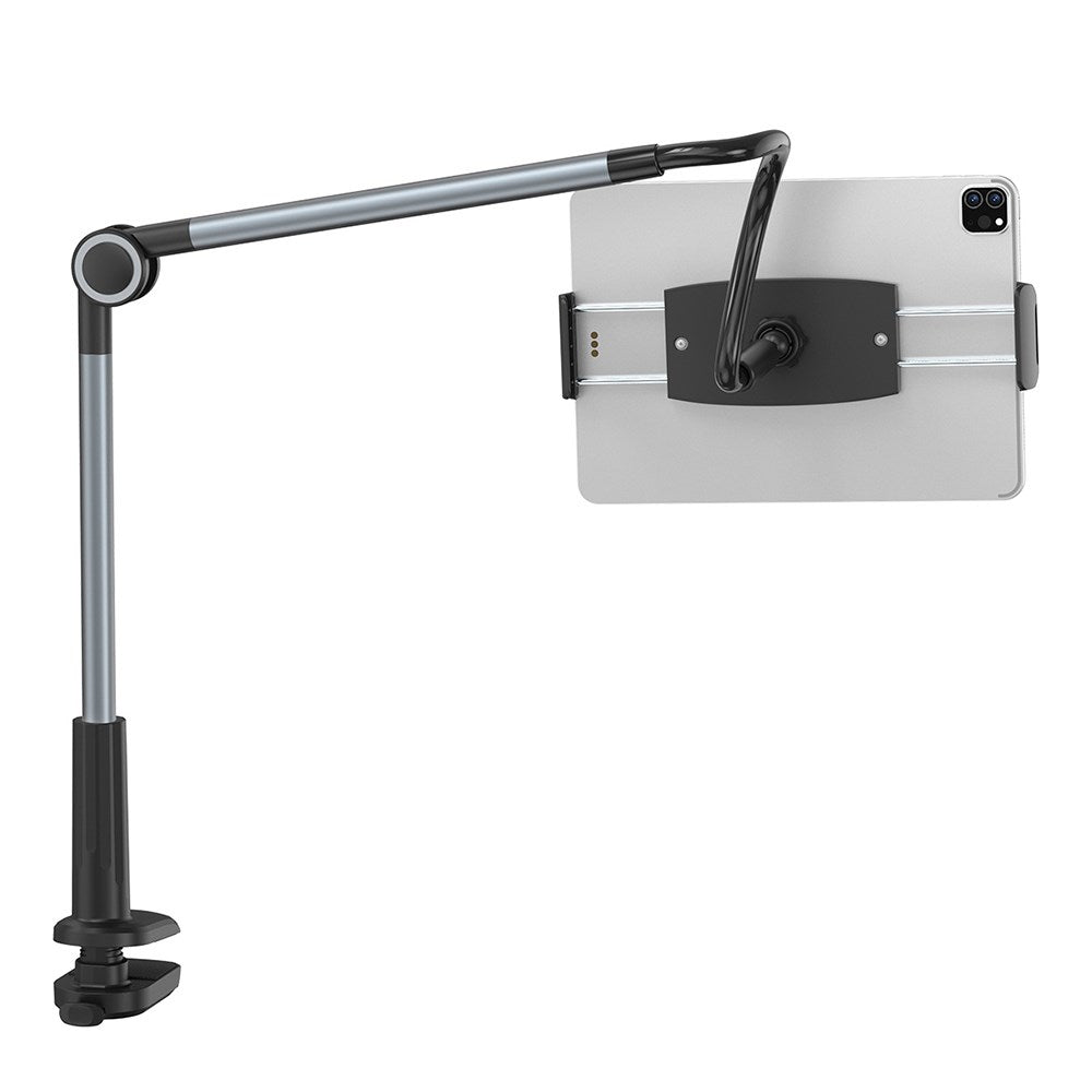 Baseus Otaku Tabletholder til Skrivebord - Max Tablet: 140-215mm - Sort / Grå