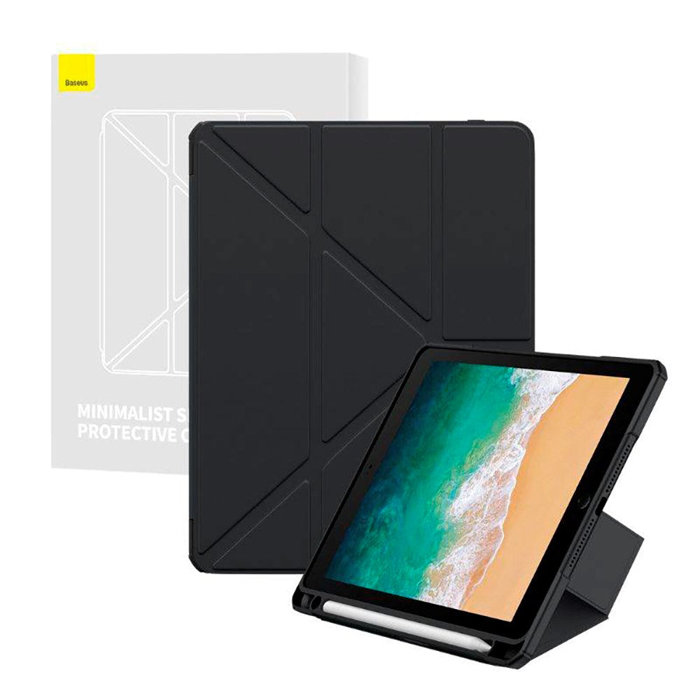 iPad 9.7 (2018-2017) / iPad Air / iPad Air 2 / iPad Pro 9.7 Baseus Minimalist Series Protective Flip Cover - Sort