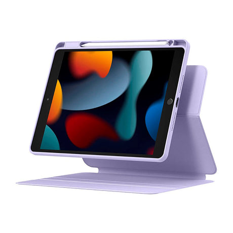 iPad 10.2" (2021 / 2020 / 2019) Baseus Minimalist Series Magnetic Protective Flip Cover - Lilla