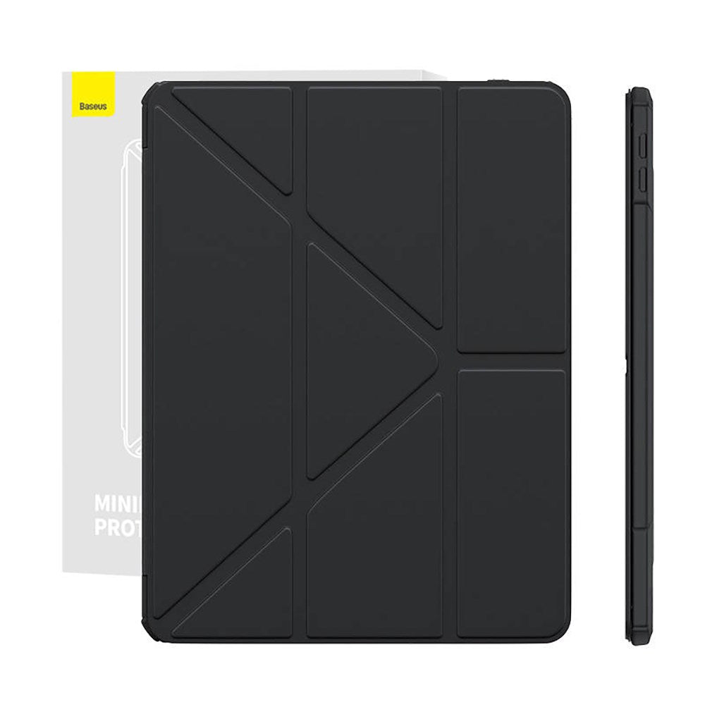 iPad 10.2" (2021 / 2020 / 2019) Baseus Minimalist Series Protective Flip Cover - Sort