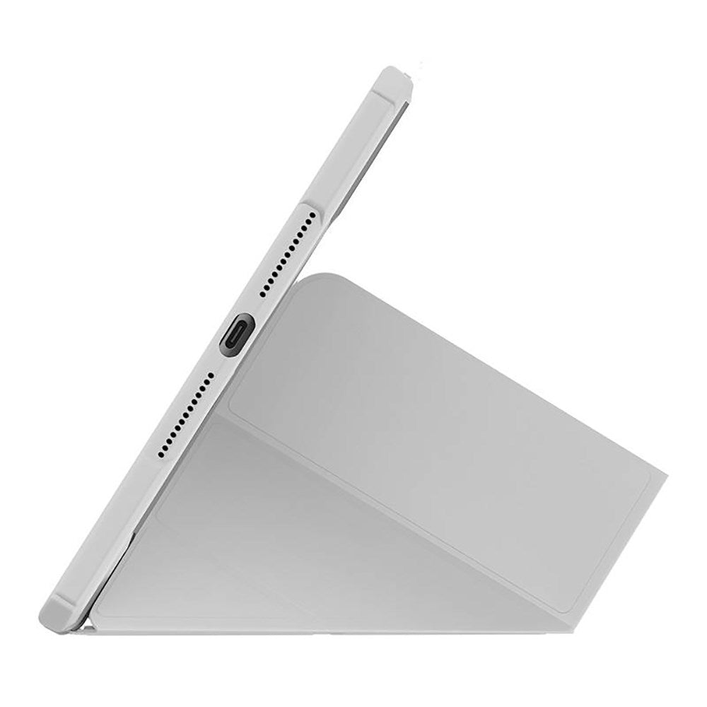 iPad 10.2" (2021 / 2020 / 2019) Baseus Minimalist Series Protective Flip Cover - Grå