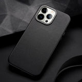 iPhone 14 Pro Max DUX DUCIS Grit Læder Cover - MagSafe Kompatibel - Brun