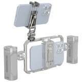 SmallRig 3559 Universal Multifunktionel Smartphone Holder m. Forskellige Monteringsmuligheder (58,5-83mm) - Grå