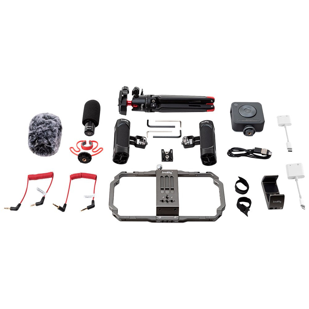 SmallRig Classic 3384B Universal Handheld Smartphone Rig Kit m. Tripod (62-86mm) - Sort