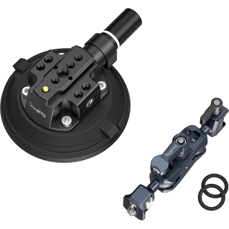 SmallRig 4236 - 4" Kamera Monteringssæt m. Sugekop - Sort