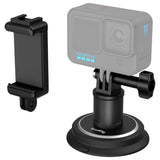 SmallRig 4347 Universal Smartphone (56-86mm) & Actionkamera Holder m. Magnetisk Sugekop - Sort