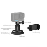 SmallRig 4347 Universal Smartphone (56-86mm) & Actionkamera Holder m. Magnetisk Sugekop - Sort