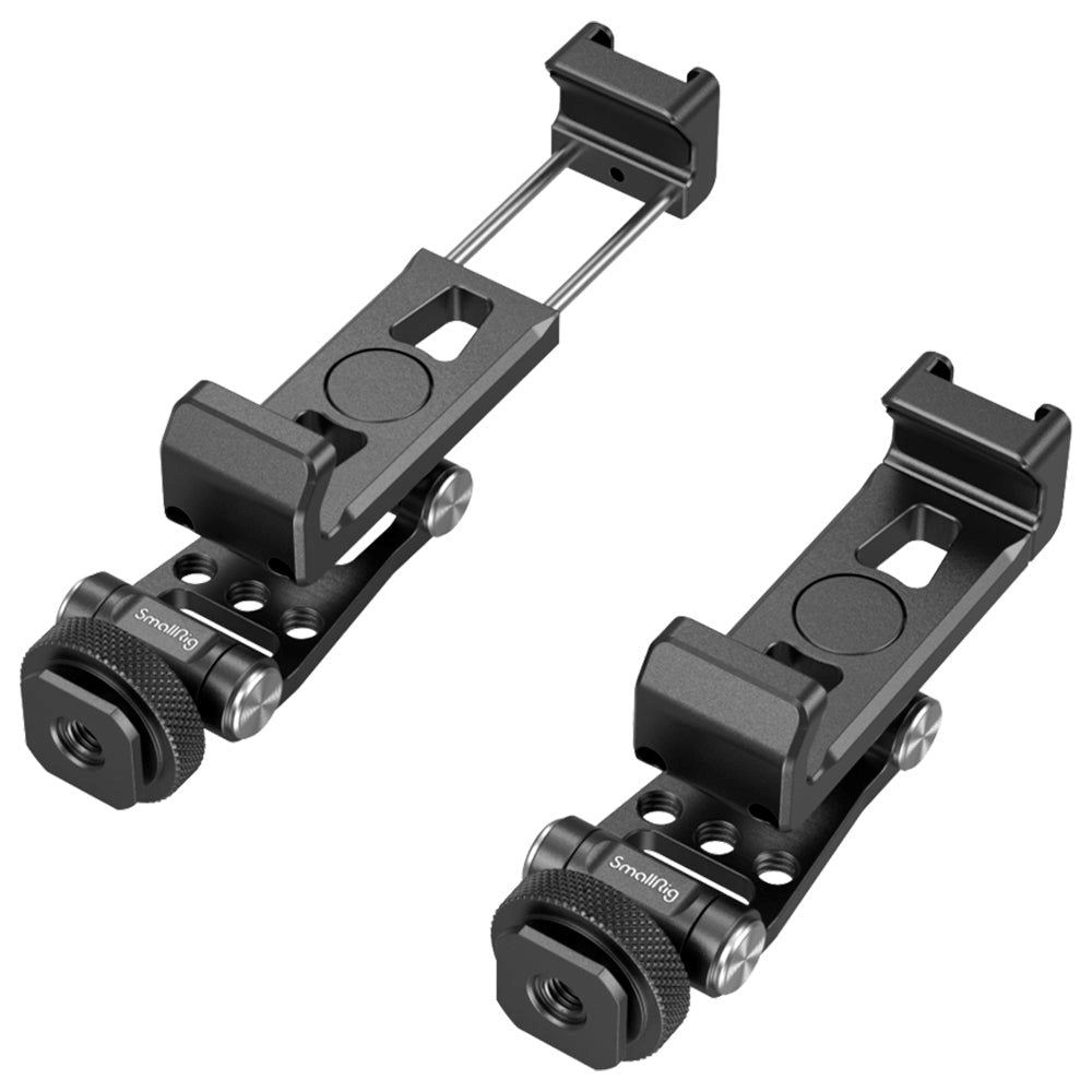 SmallRig 4382 Smartphone Holder i Metal m. Cold Shoe Mount (57-88mm) - Sort