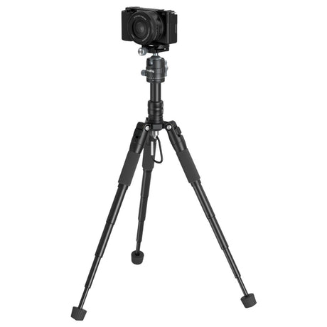 SmallRig 4289 Aluminium Mini Tripod VT-20 m. Smartphone Holder & Justerbare Ben - Sort