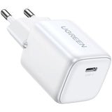 Ugreen 30W PD USB-C GaN Hurtig Vægoplader - Hvid