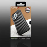 iPhone 14 Pro Raptic Clutch Series Mobil Håndværker Cover - Sort