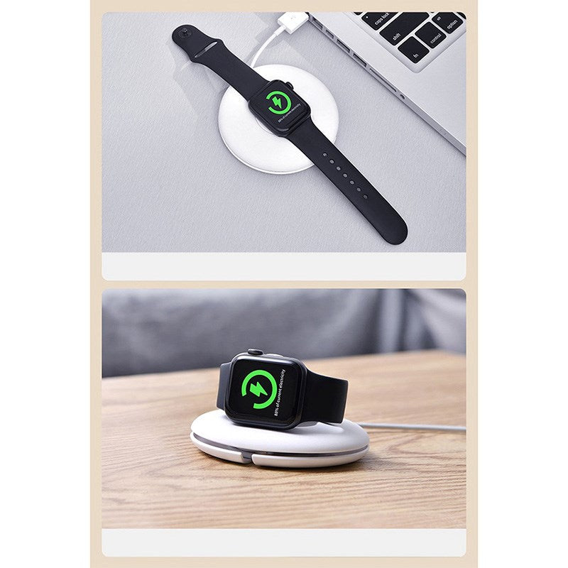 Apple Watch Ladestander m. Kabel Organizer - Hvid