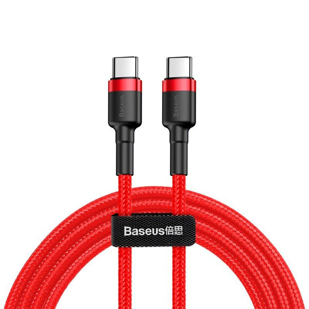 Baseus Cafule USB-C til USB-C Kabel 60W - 1 Meter - Rød