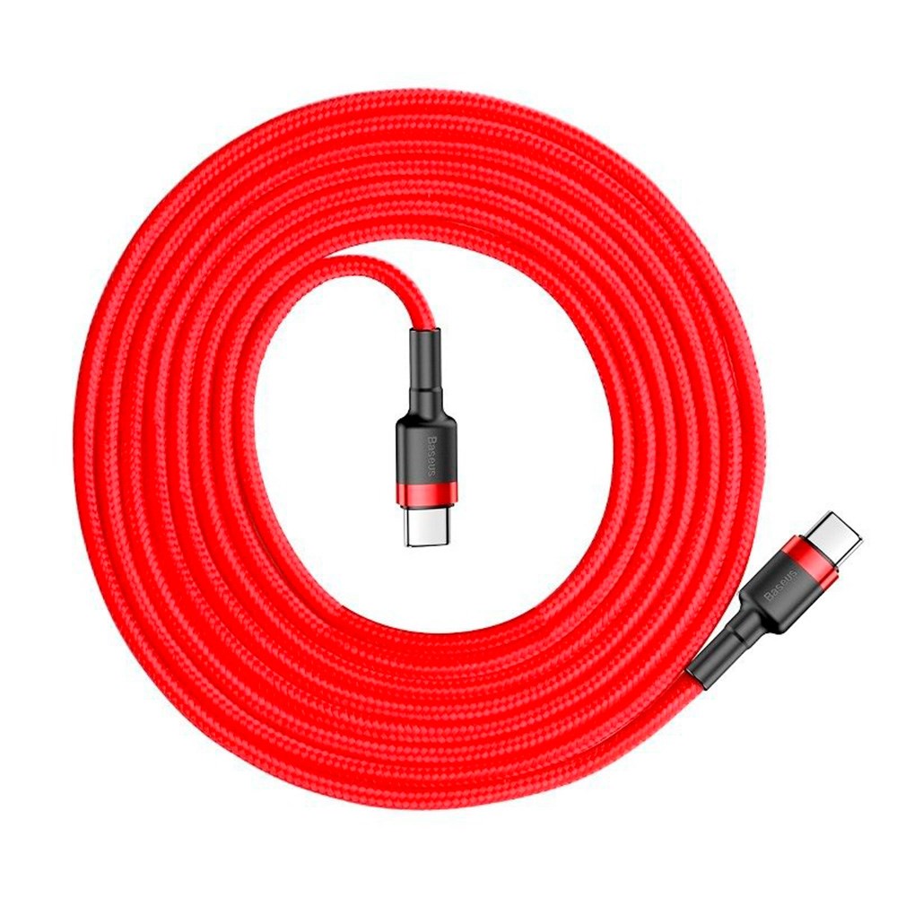 Baseus Cafule Flash USB-C til USB-C Kabel 60W - 2 Meter - Rød