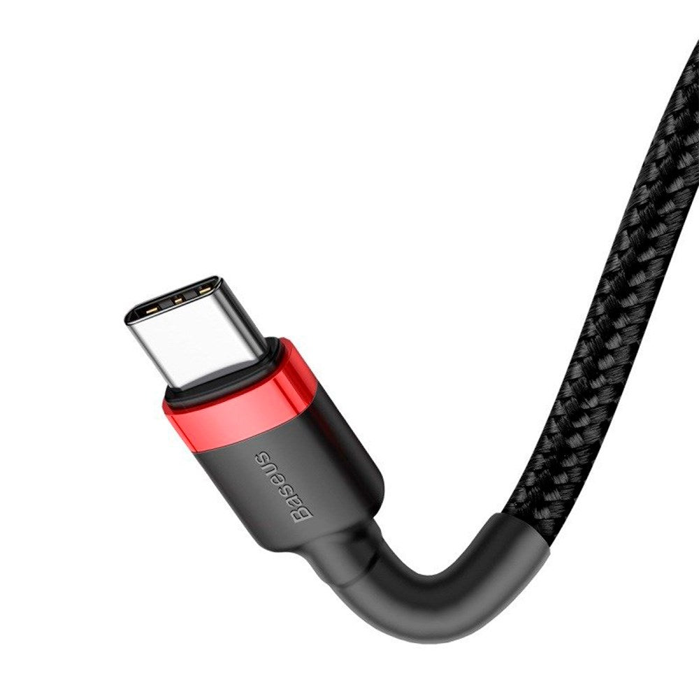 Baseus Cafule USB-C til USB-C Kabel 60W - 2 Meter - Sort / Rød