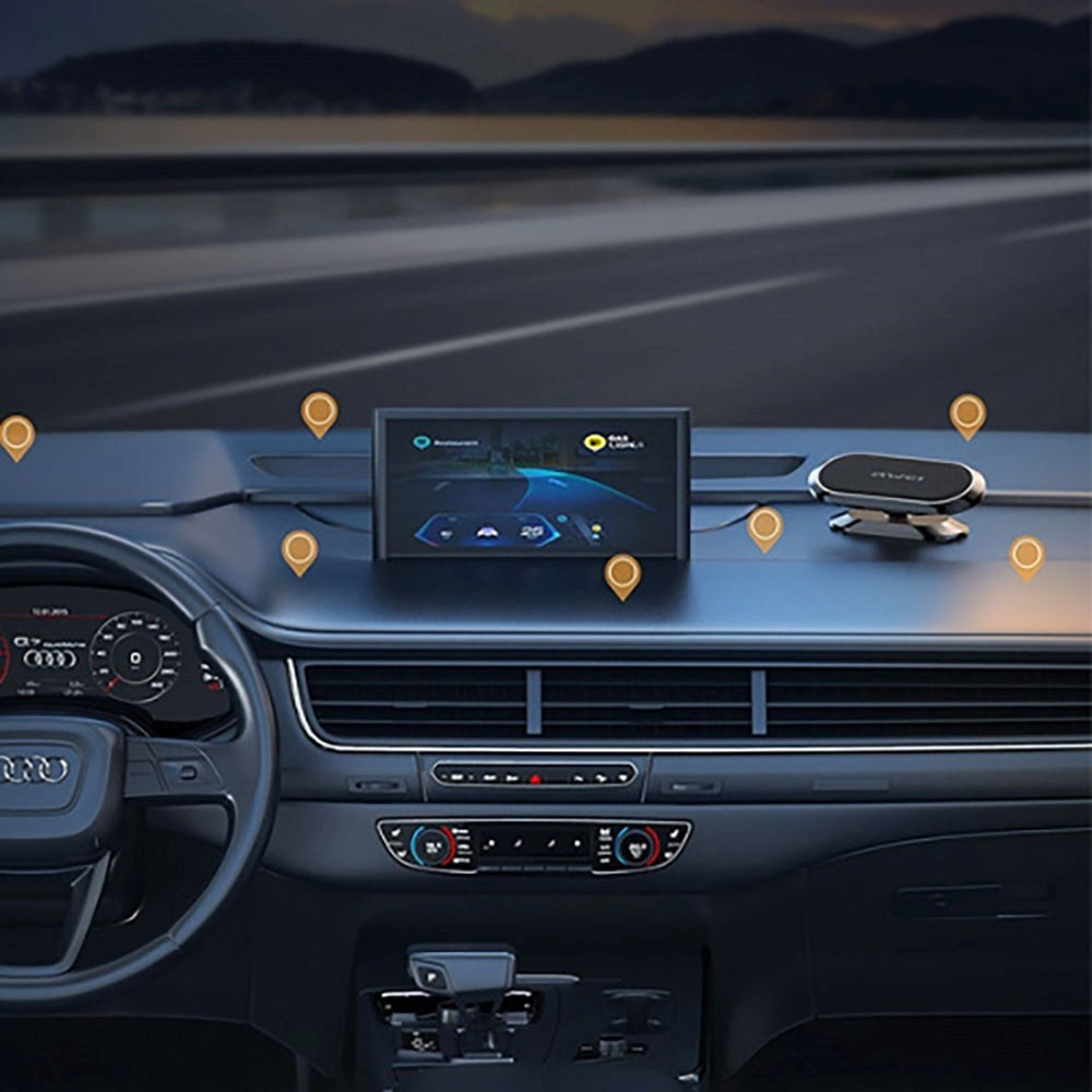 Awei X20 Magnetisk Mobilholder til Bilens Instrumentbræt - Sort