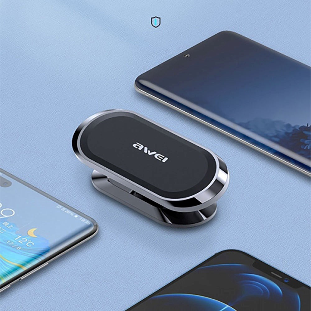 Awei X20 Magnetisk Mobilholder til Bilens Instrumentbræt - Sort