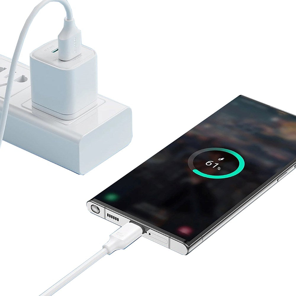 Joyroom Long-Lasting 15W USB-A til USB-C Kabel - 2m - Hvid