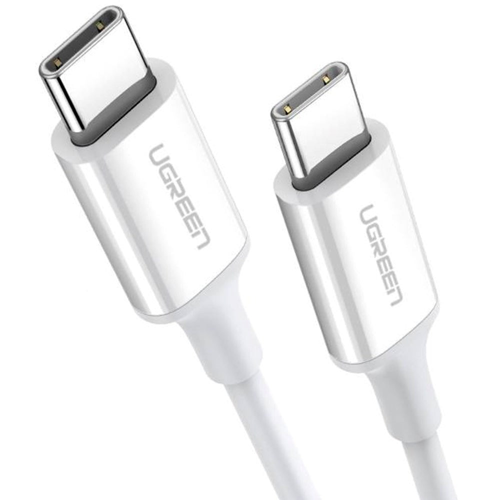 Ugreen 0.5m USB-C til USB-C 60W Kabel - Hvid