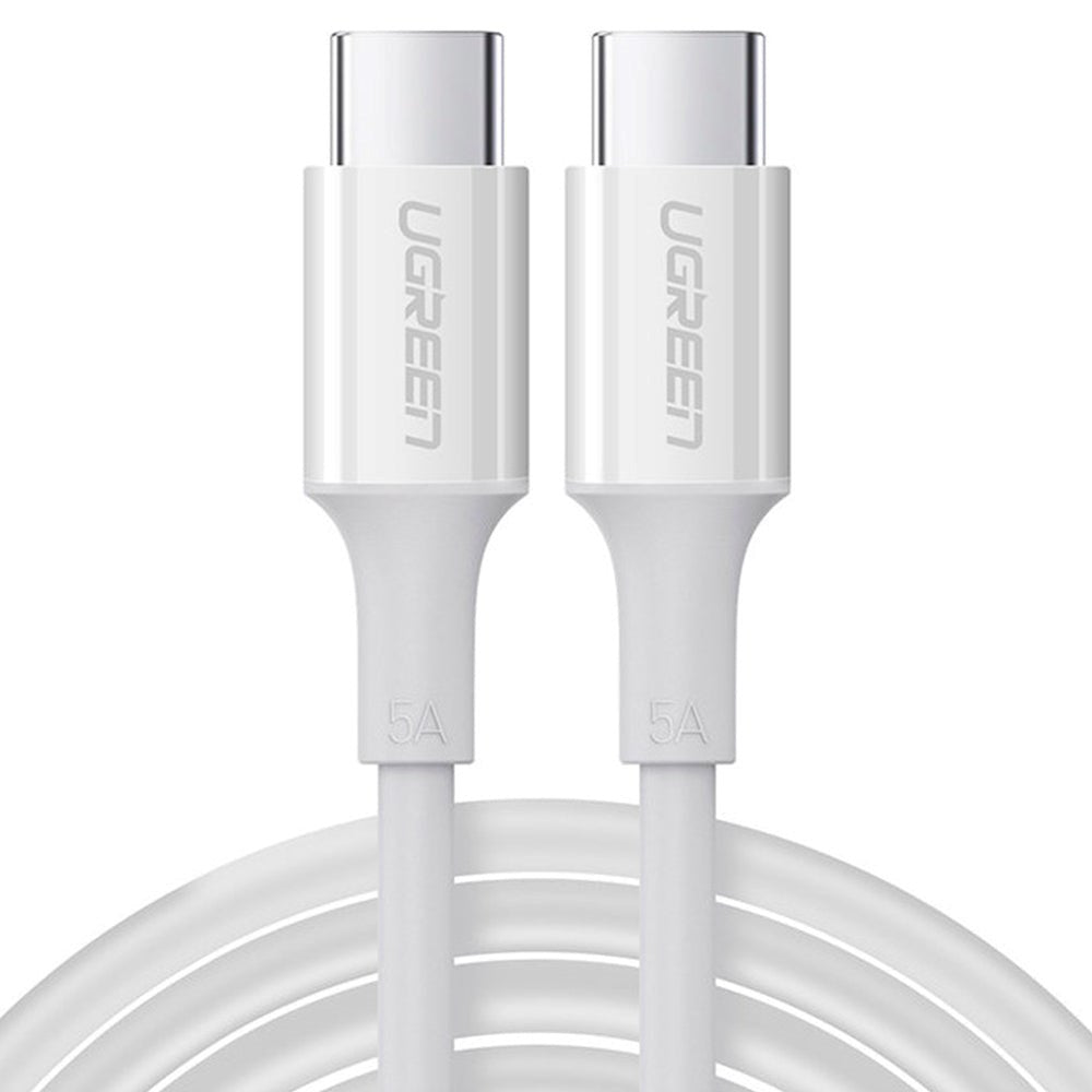 Ugreen PD 2m USB-C til USB-C 100W Kabel - Hvid