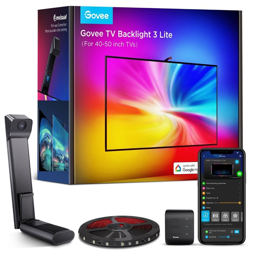 Govee TV 3 Lite Backlight - 40 - 50" - Sort