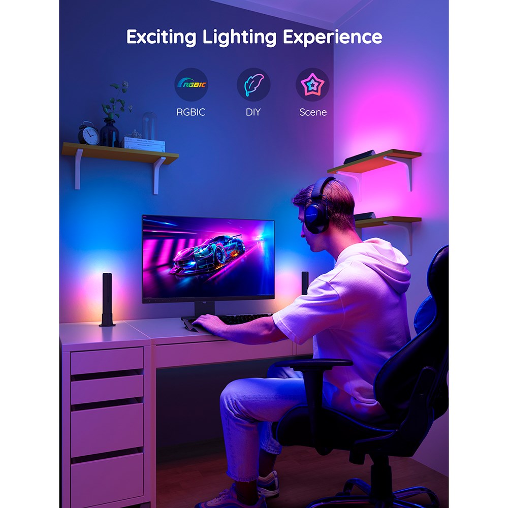 Govee Flow Plus Lysbjælker - Sort