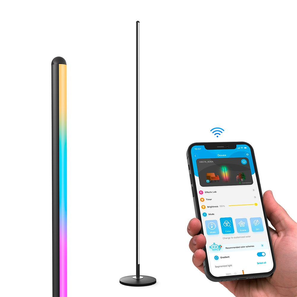 Govee Smart Corner Gulvlampe - Sort