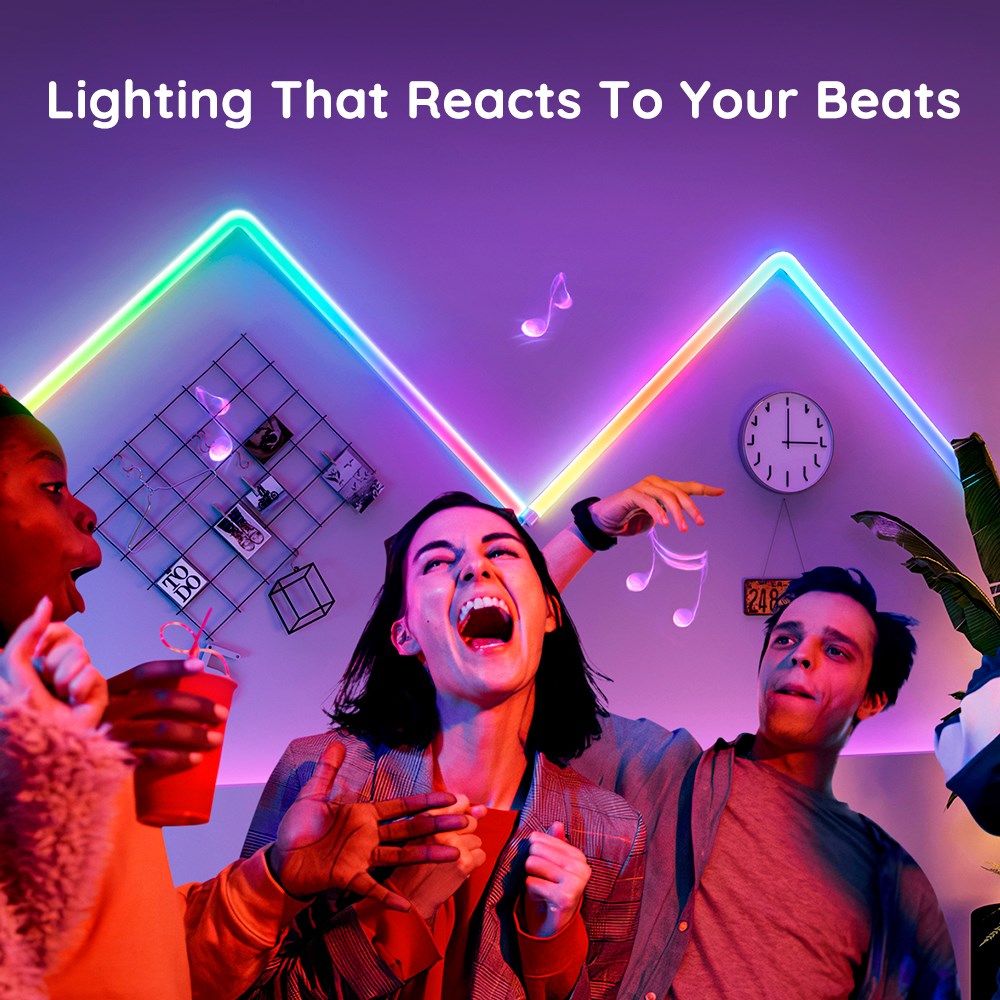 Govee Glide Wall Light Væglampe (8+4) - Hvid