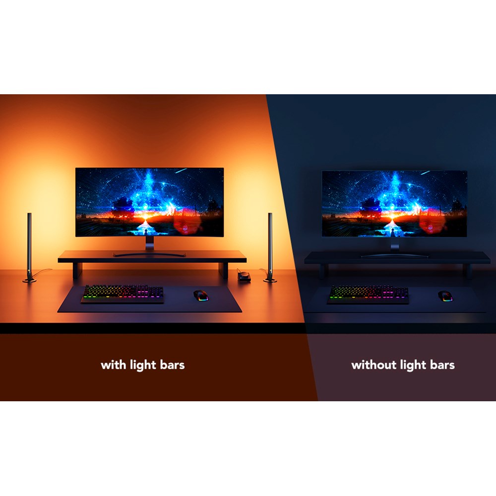Govee Smart Gaming Lysbjælker - Sort