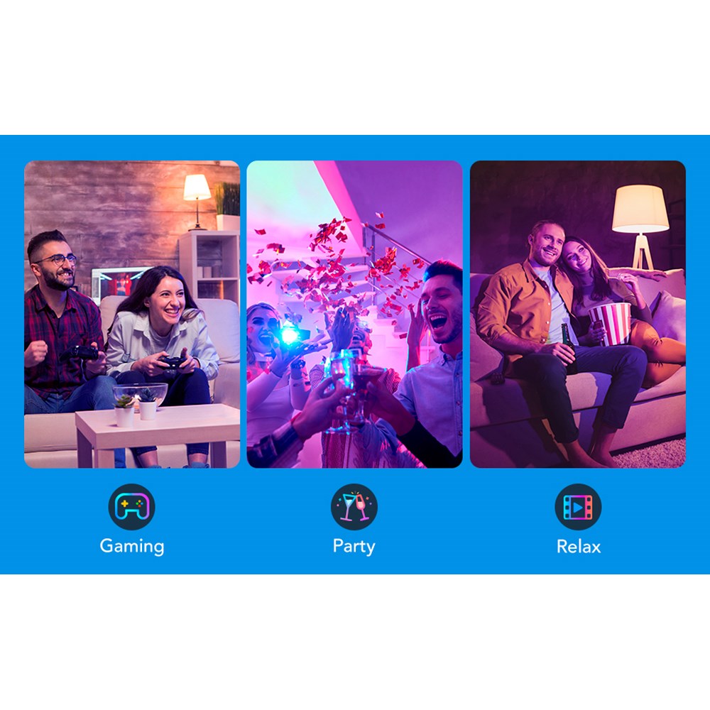 Govee WIFI & Bluetooth Smart Light Pære 1200lm - Hvid