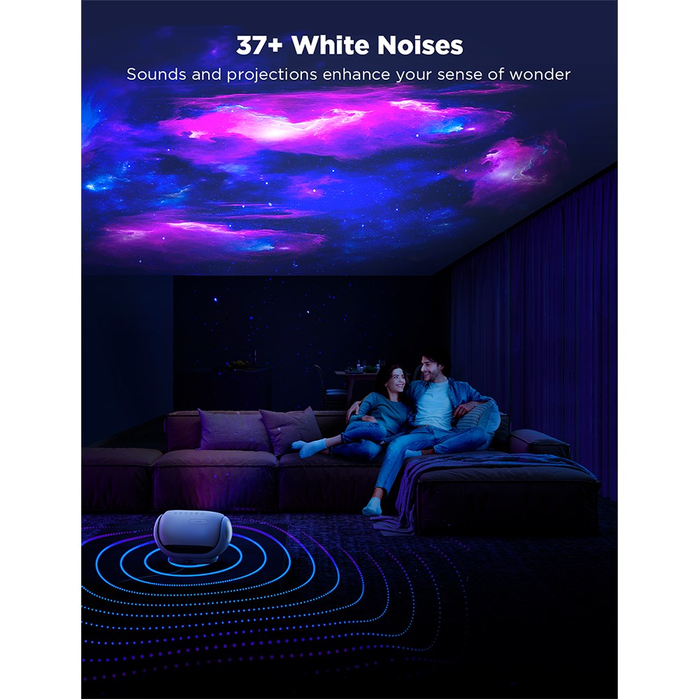 Govee Galaxy Star Projector Pro - Hvid