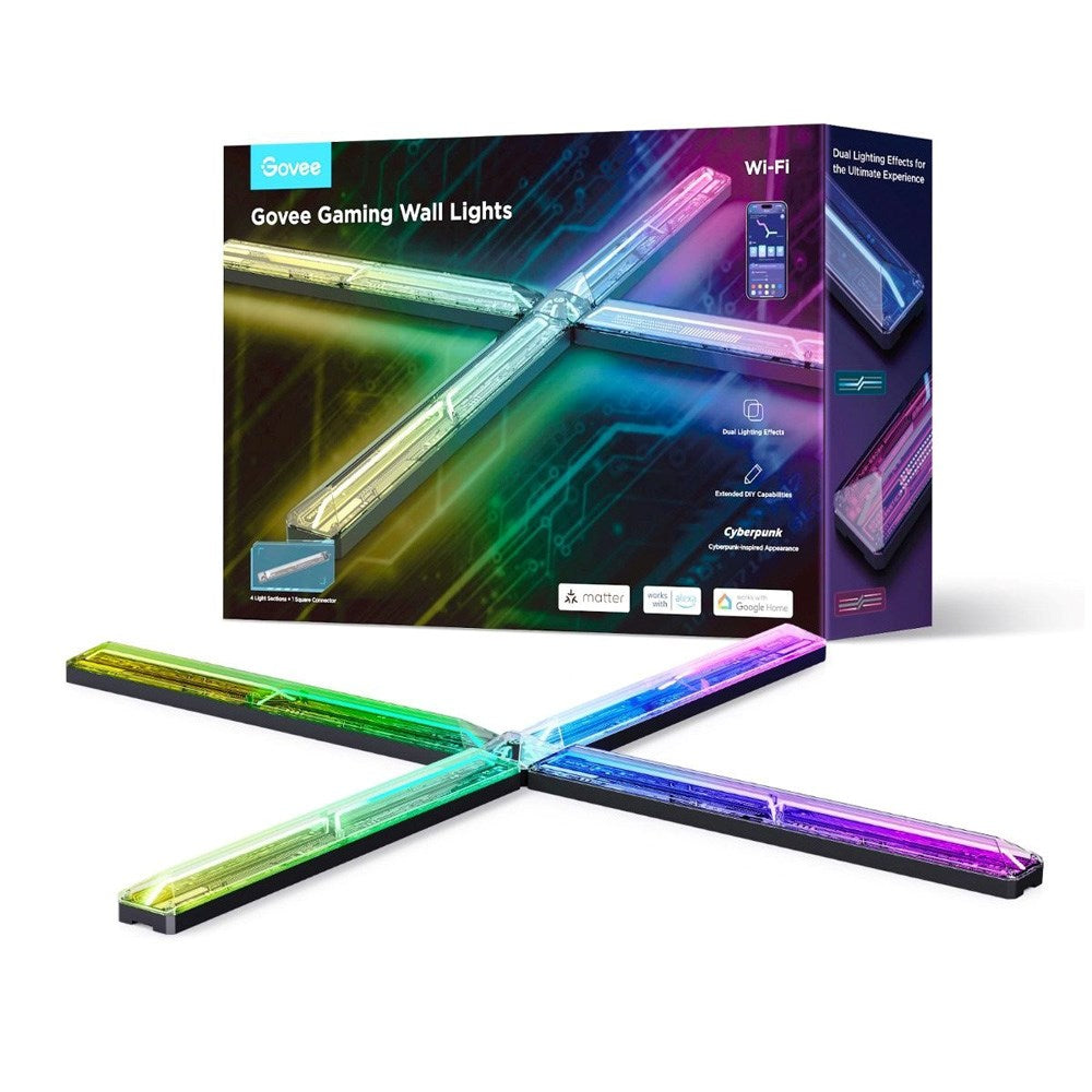 Govee Gaming Wall Light Væglampe (4+1) - Sort