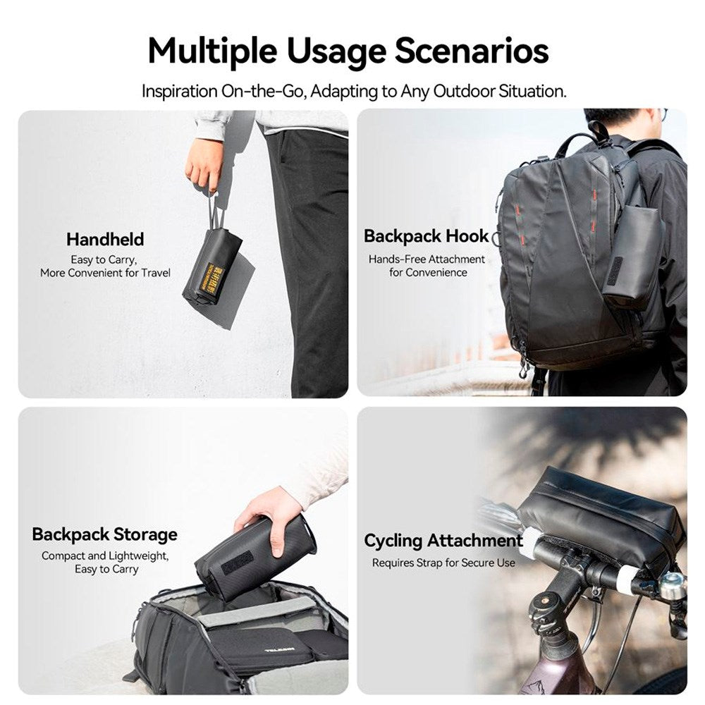 TELESIN - Universal Opbevaringstaske - DJI Osmo Pocket 3 - Sort