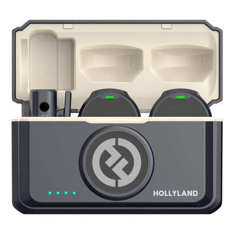 Hollyland Lark M2 Kamera Trådløs Mikrofon med 2 x TX & 1 x RX - Sort