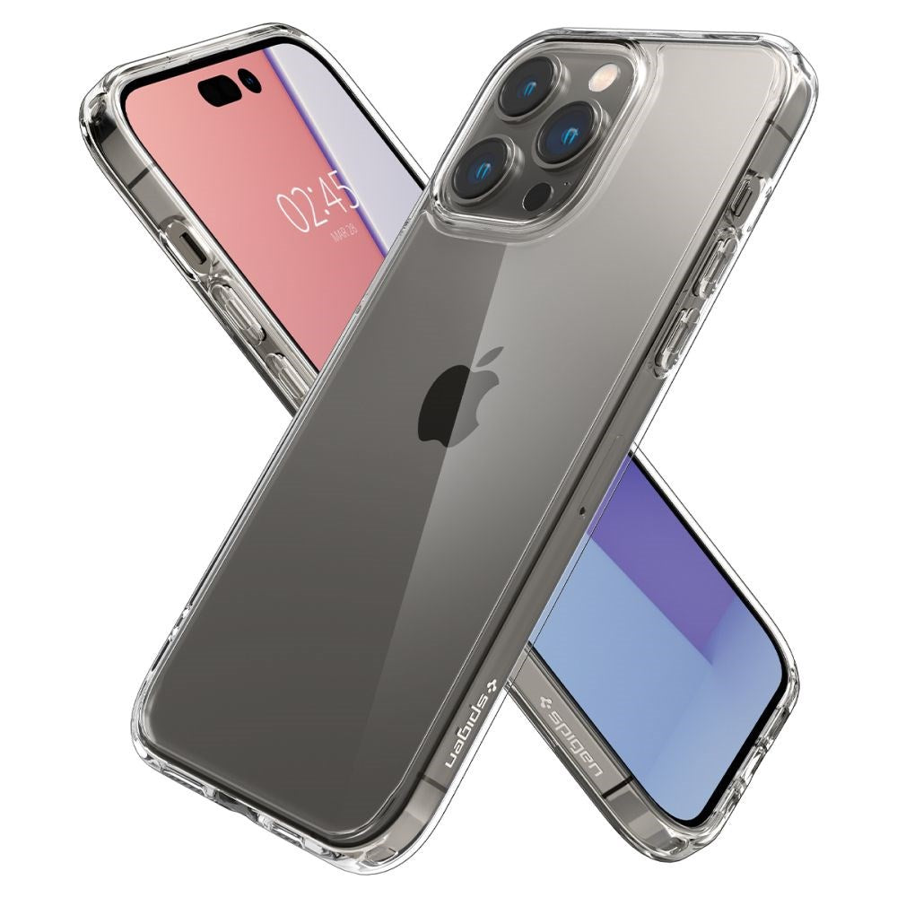 Spigen iPhone 14 Pro Max Ultra Hybrid Bagside Cover - Gennemsigtig
