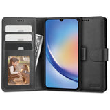 Tech-Protect Samsung Galaxy A34 (5G) Flip Wallet m. Pung & Ståfunktion - Sort