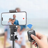 Tech-Protect L03S Kompakt Selfiestang m. Bluetooth & Tripodfunktion - Sort