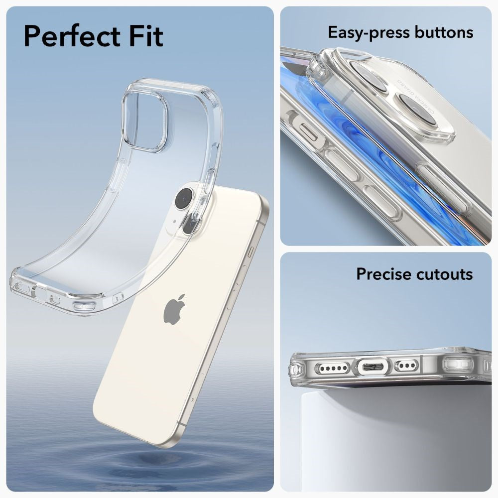 ESR iPhone 15 Bagside Cover Project Zero Slim Clear Case - Gennemsigtig