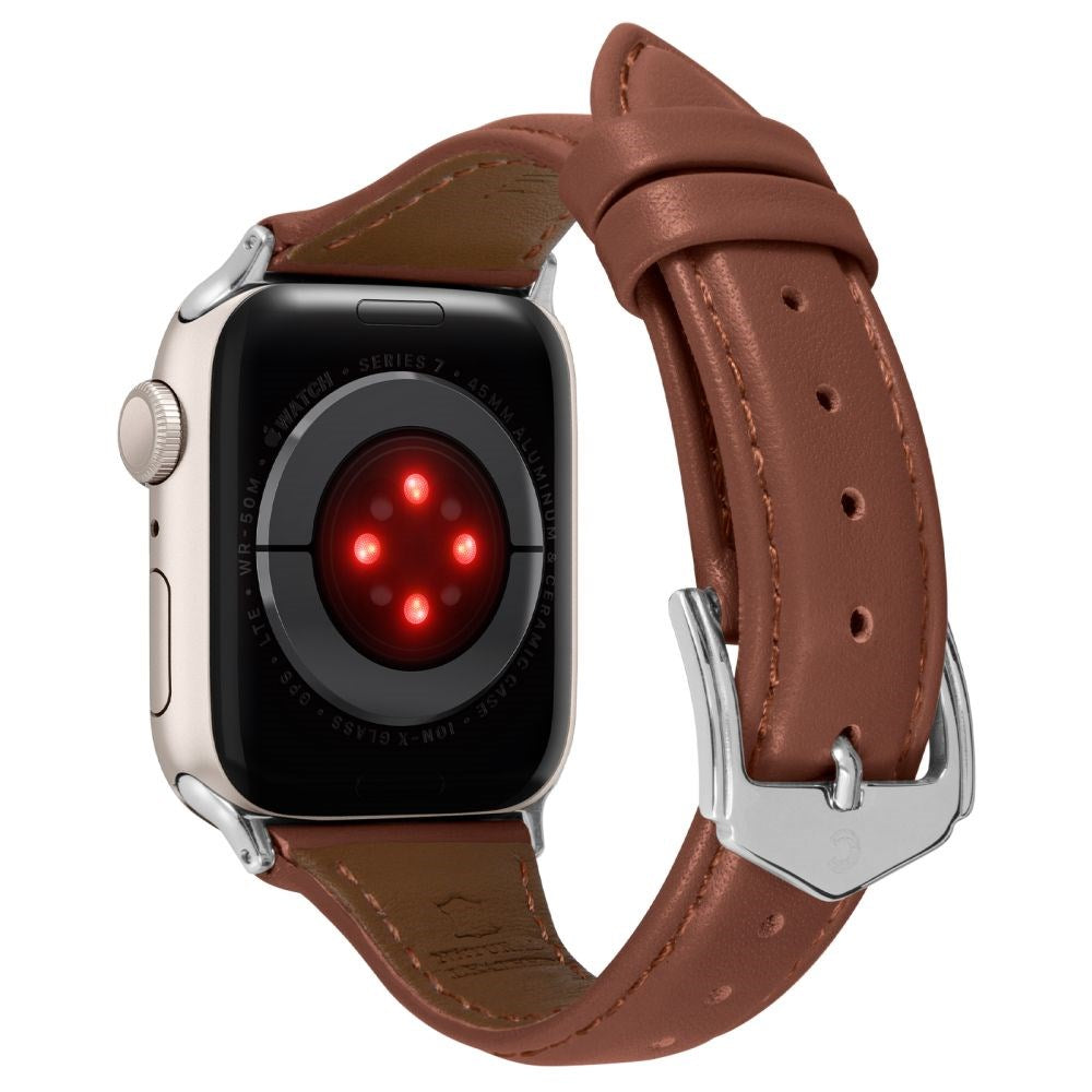 Apple Watch (38/40/SE/41/42mm) Cyrill Læder Rem - Classic Look - Brun
