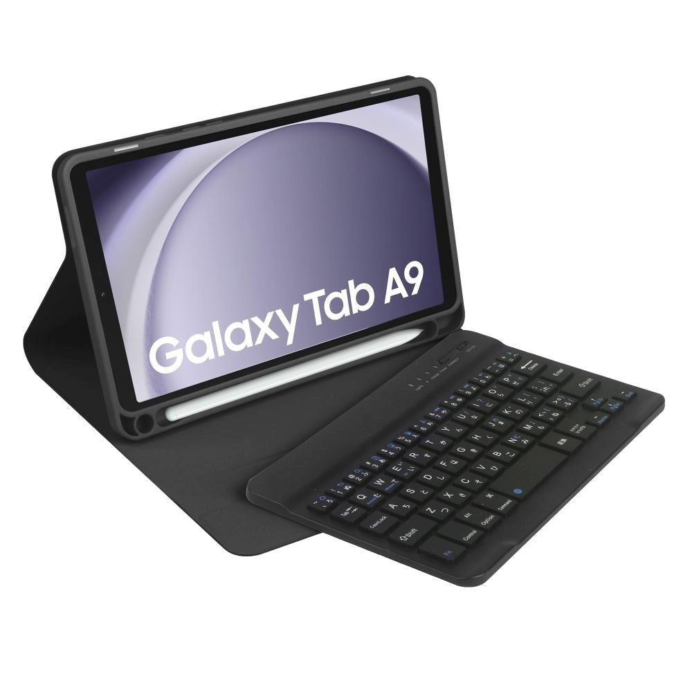 Tech-Protect Samsung Galaxy Tab A9 Keyboard Cover m. Pencil Holder - Engelsk Layout - Sort