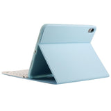 iPad 10.9" (2022) Tech-Protect Keyboard Cover m. Apple Pencil Holder - Engelsk Layout - Lyseblå