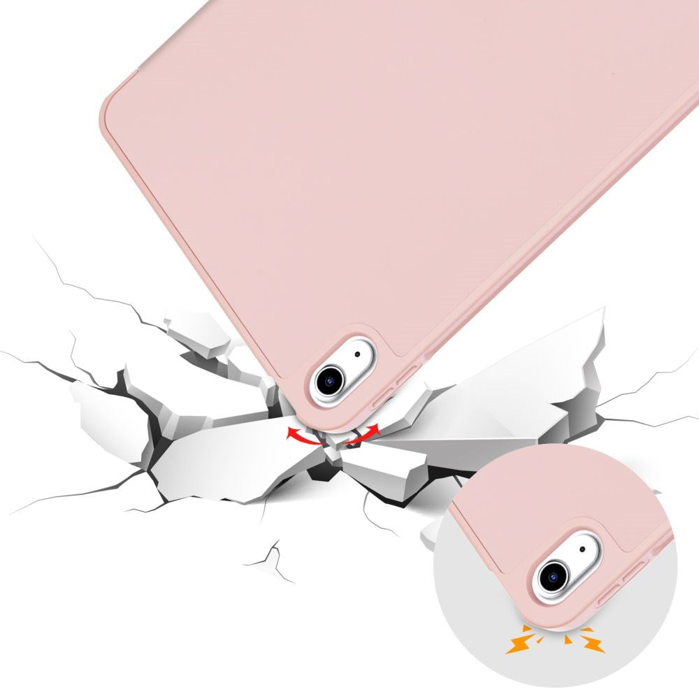 Tech-Protect iPad 11" (2025) / iPad 10.9" (2024/2022) SC Flip Cover m. Apple Pencil Holder - Lyserød