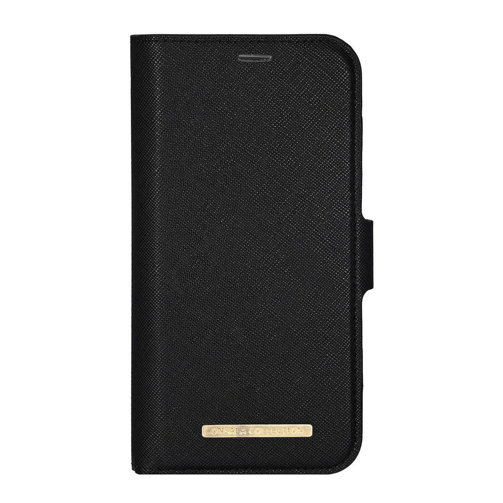 Onsala iPhone 16 ECO Flip Cover m. Pung - MagSafe Kompatibel - Black