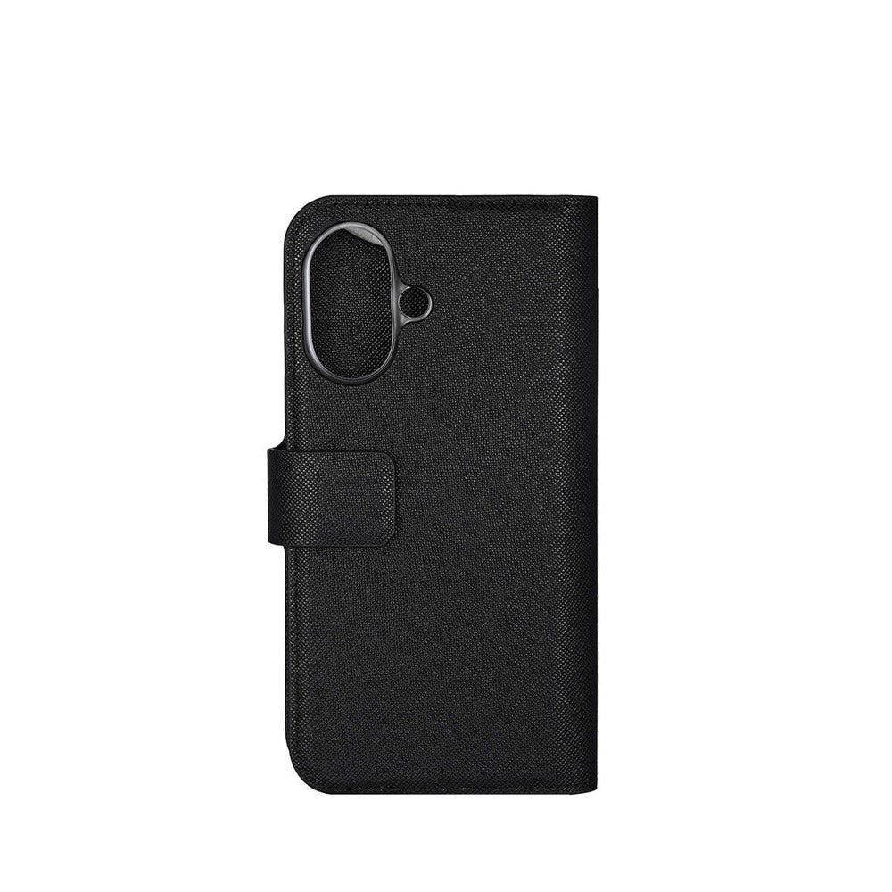 Onsala iPhone 16 ECO Flip Cover m. Pung - MagSafe Kompatibel - Black