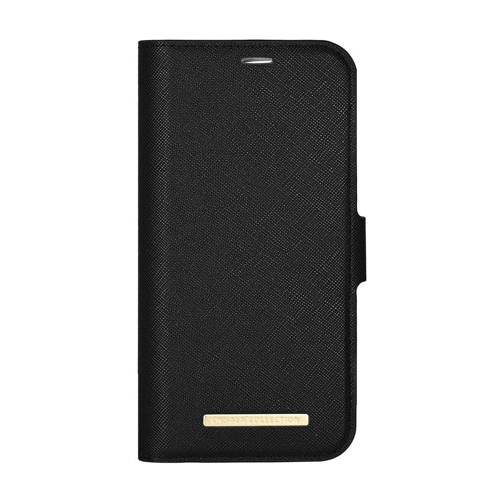 Onsala iPhone 16 Pro ECO Flip Cover m. Pung - MagSafe Kompatibel - Black