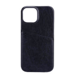 GEAR Onsala Collection iPhone 13 Mini Læder Bagside Cover m. Kortlomme - Sort