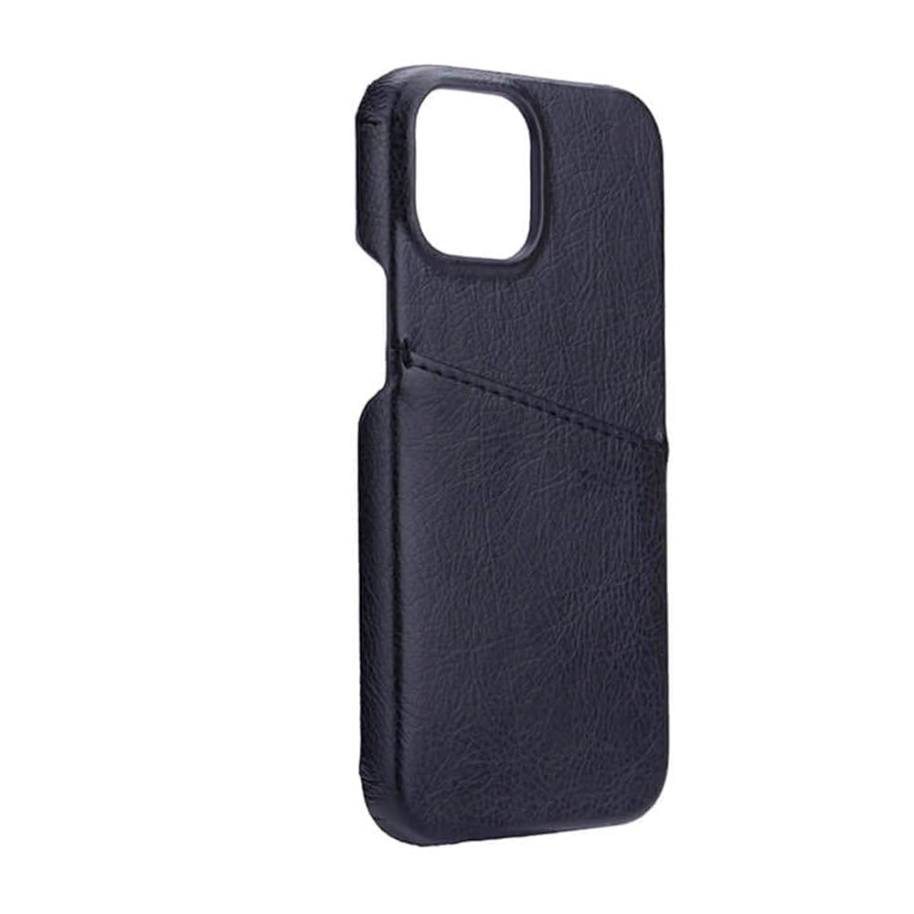 GEAR Onsala Collection iPhone 13 Mini Læder Bagside Cover m. Kortlomme - Sort