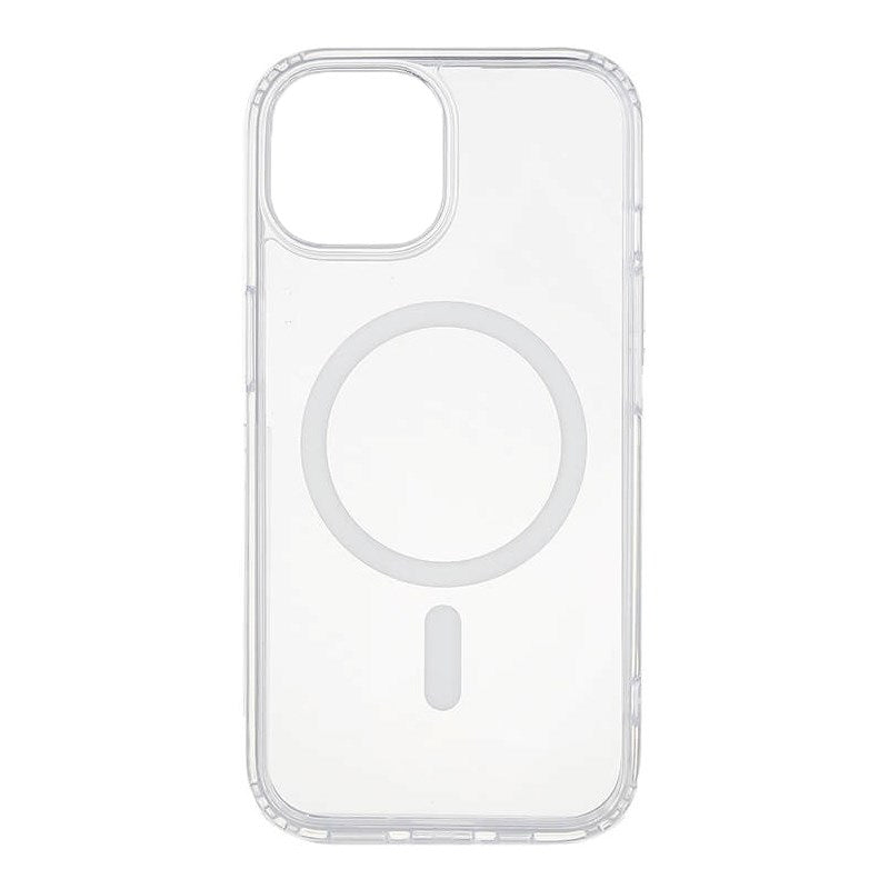 iPhone 15 GEAR Onsala Fleksibelt Plast Mobil Cover - MagSafe Kompatibelt - Gennemsigtig