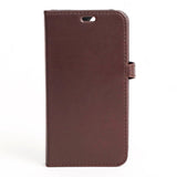 GEAR Buffalo iPhone 13 Mini Wallet Ægte Læder Flip Magnet Cover m. Pung - Brun