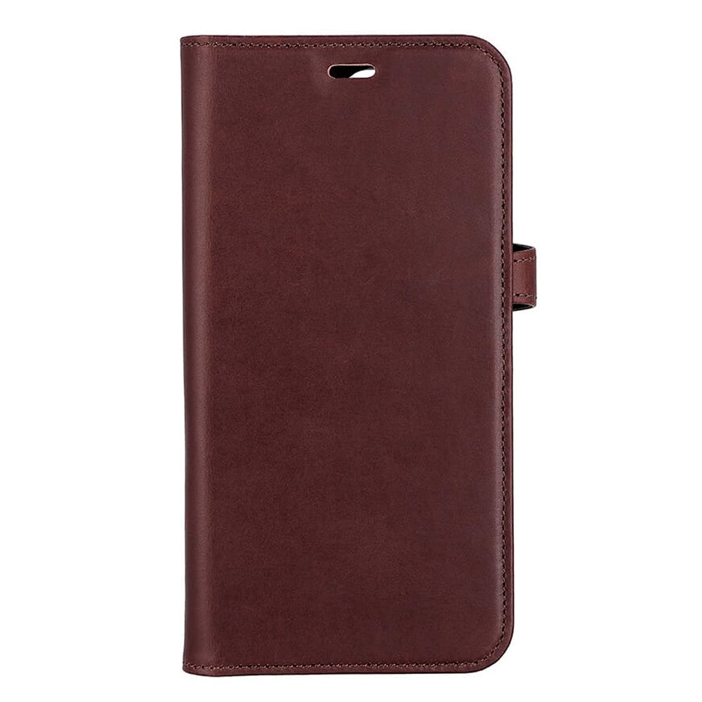 Buffalo iPhone 14 Pro Max Wallet Ægte Læder Magnet Flip Cover m. Pung - Brun